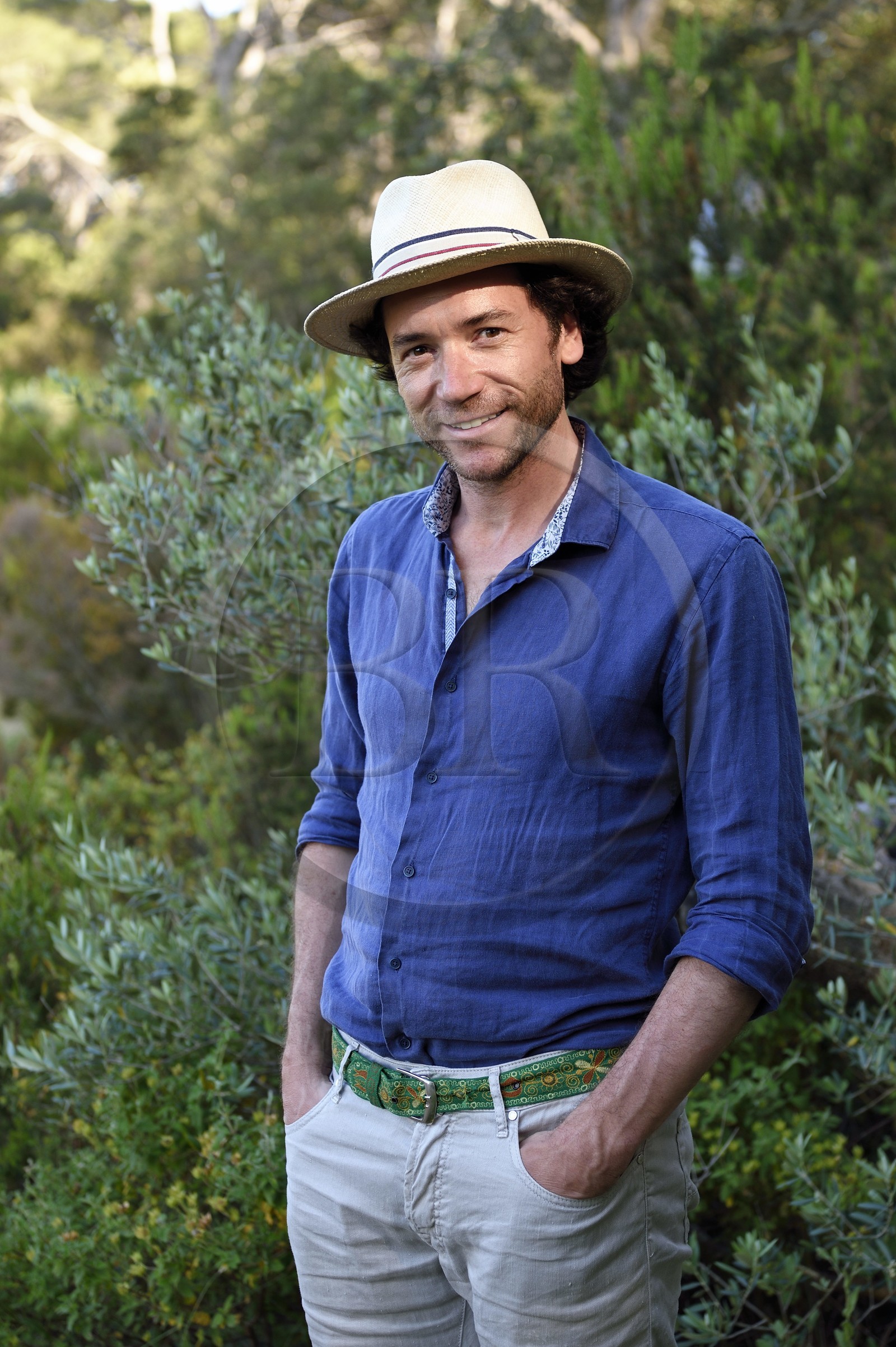 France, Var (83), Iles d'Hyères, parc national de Port Cros, Ile de Porquerolles, la Fondation Carmignac, Charles Carmignac directeur de la Fondation Carmignac