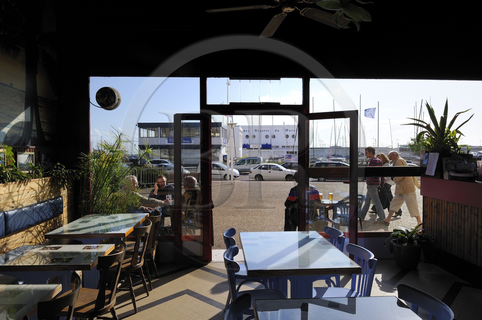 France, Seine-Maritime (76), Le Havre, le café Au Bon Retour sur le boulevard Clemenceau
