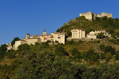 France, Var (83), Parc Naturel Régional du Verdon, village de Trigance
