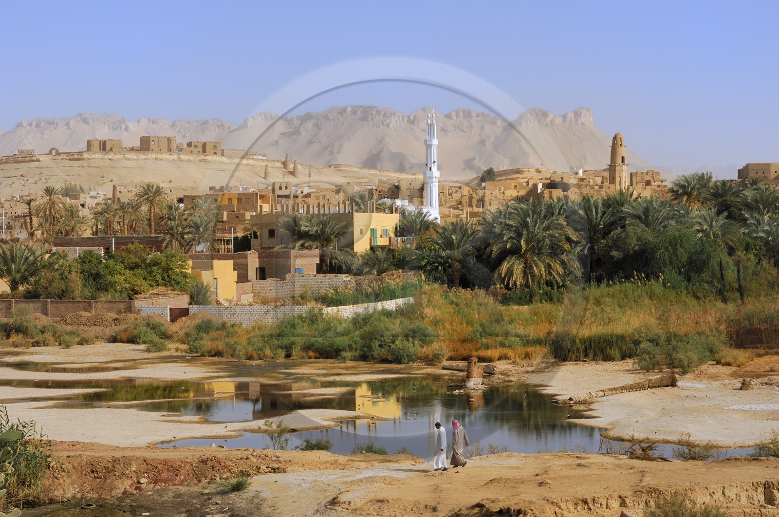 Egypt, Upper Egypt, Libyan Desert, Dakhla Oasis, old village of Al-Qasr