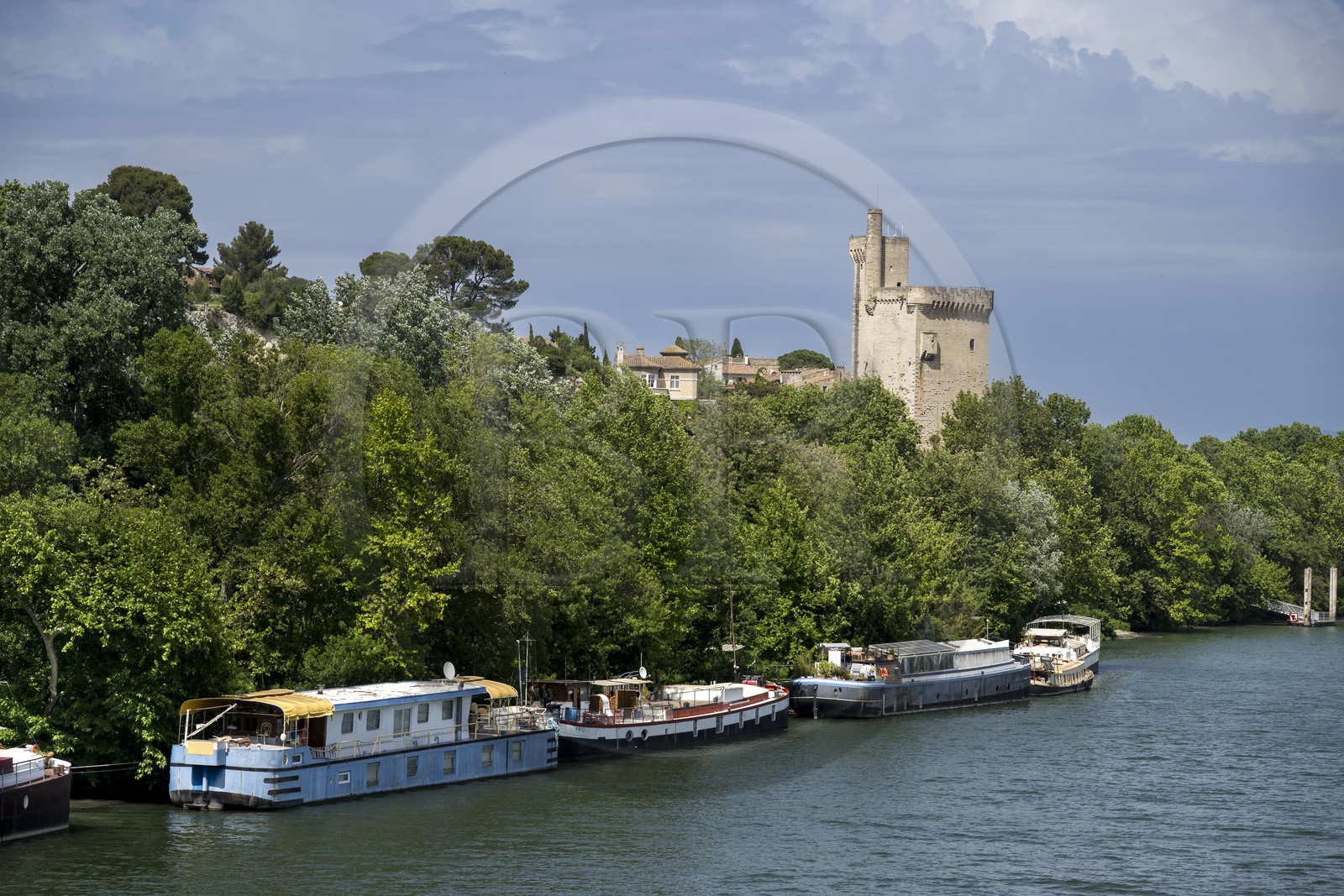 France (30), Gard, Villeneuve-lès-Avignon, la tour Philippe Le Bel du XIVe siècle