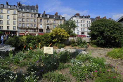 France, Seine Maritime, Rouen, place du Vieux Marché, the site of Joan Of Arc's pyre