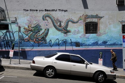 United States, California, San Francisco, mural in Chinatown