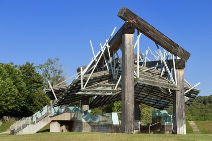 France, Bouches-du-Rhône (13),  Le Puy Sainte Réparade, Chateau La Coste domaine viticole et centre d'art contemporain, Pavillon de Musique par Frank O. Gehry (Mention Obligatoire)
