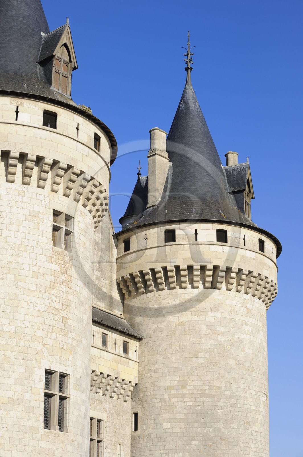 France, Loiret (45), Vallée de la Loire classée Patrimoine Mondial de l' UNESCO, Sully-sur-Loire, château du XIVe XVIIe siècles, mention obligatoire : Châteaux de Sully-sur-Loire, propriété du département du Loiret
