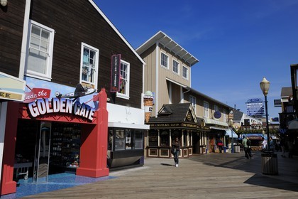 Etats-Unis, Californie, San Francisco, le très touristique Pier 39 sur le Fisherman's wharf