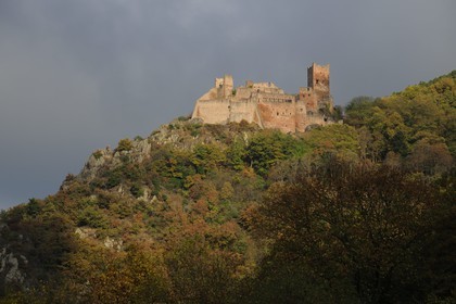 France, Haut-Rhin (68), Ribeauvillé, château Saint-Ulrich