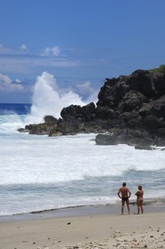 France, île de la Réunion, la côte sud, plage de Grand-Anse