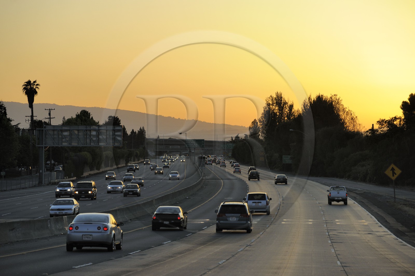 Etats-Unis, Californie, San Francisco, autoroute 101 au sud de San Francisco