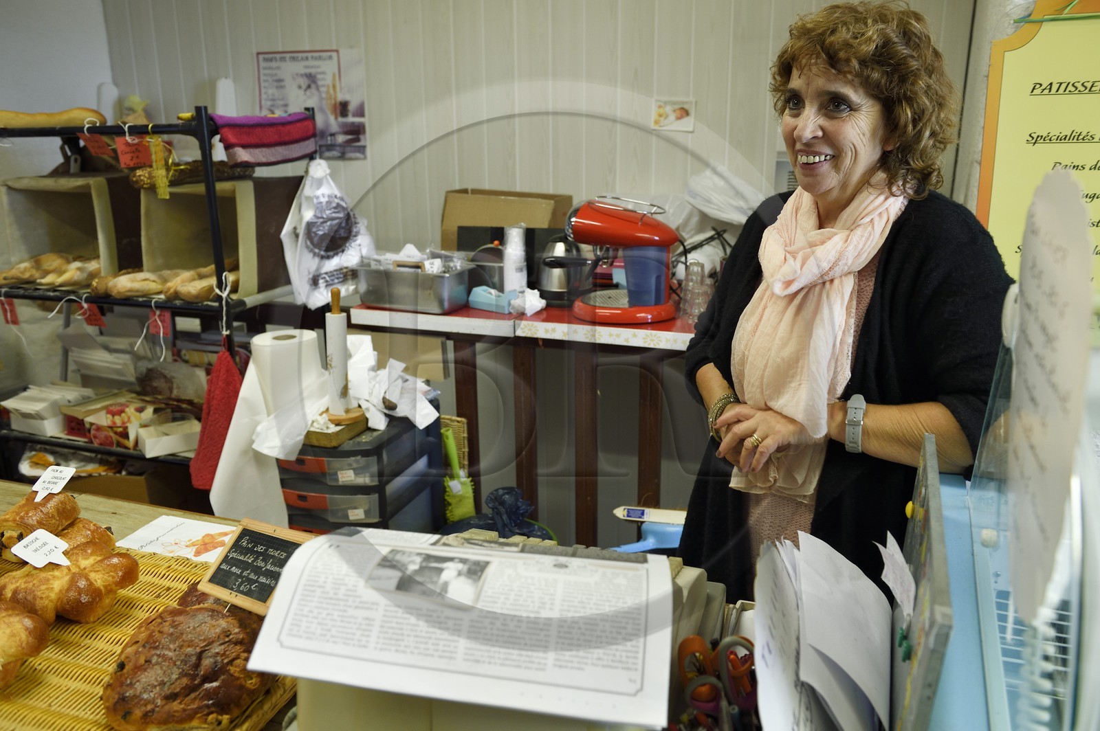 France, Corse du Sud, Bonifacio, Upper Town, Sorba pastry in rue Saint Dominique, Annie Sorba