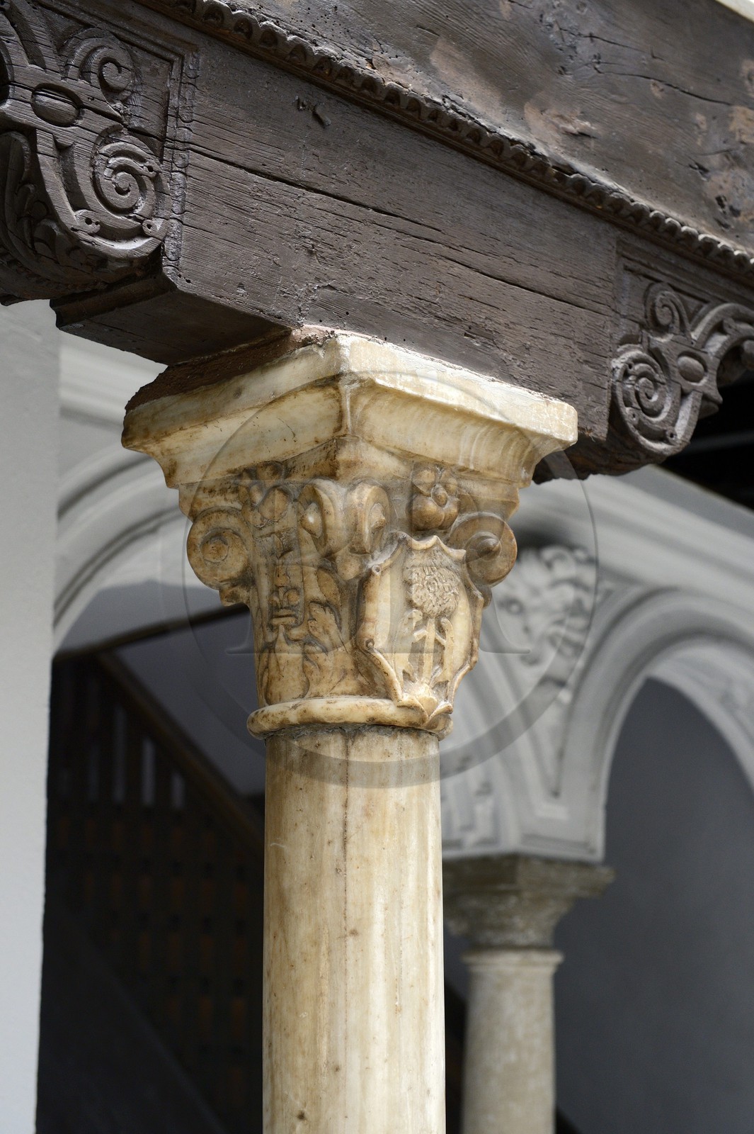 Espagne, Andalousie, Grenade, l'ancien quartier arabe de l' Albayzin classé Patrimoine Mondial de l'UNESCO, Hotel Casa del Capitel Nazari
