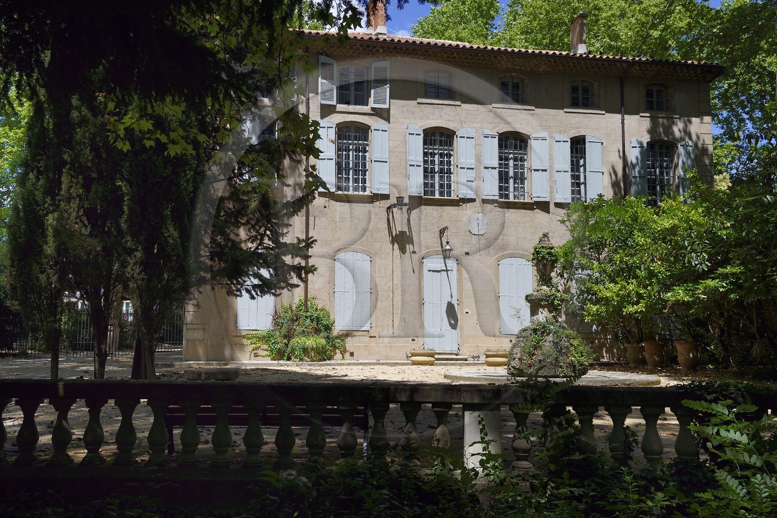 France, Bouches-du-Rhône (13), Aix en Provence, maison de la famille Cézanne au Jas de Bouffan