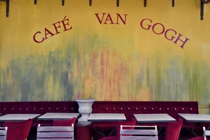 France, Bouches du Rhone, Arles, place du Forum, restaurant the Café Van Gogh