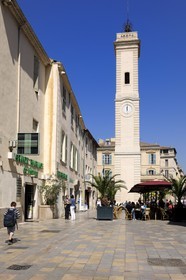 France, Gard, Nimes, place de l'Horloge
