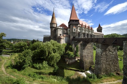 Roumanie, Transylvanie, Hunedoara, le chateau de Hunedoara ou chateau des Corvins