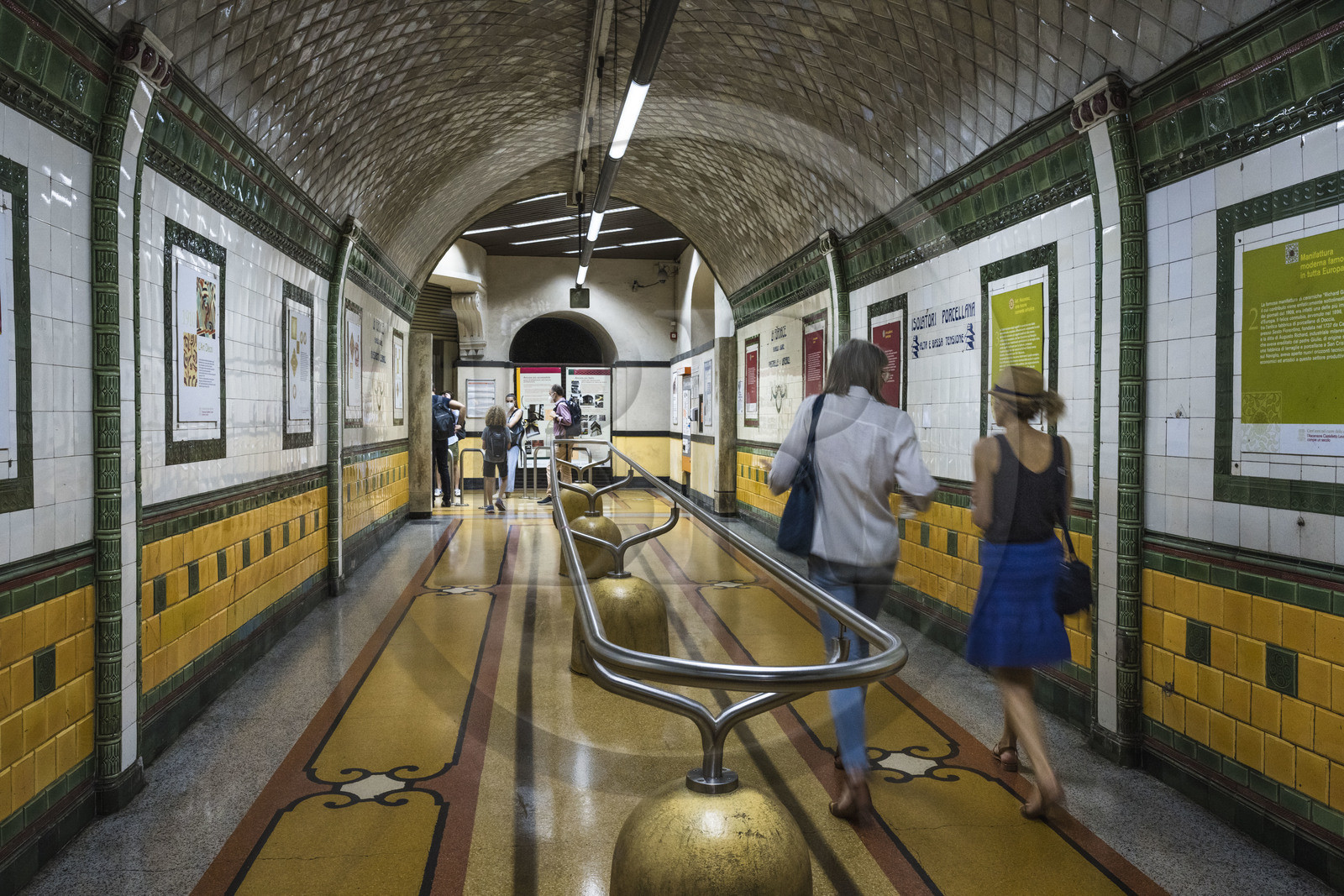 Italy, Liguria, Genoa, public lift Castelletto Levante to the Belvedere of Castelletto
