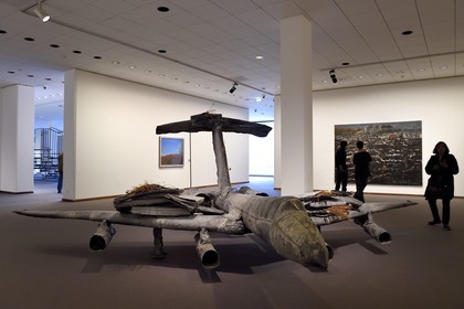 Allemagne, Berlin, la Neue Nationalgalerie, oeuvre de Anselm Kiefer Mohn und Gedächtnis (Pavot et Mémoire) 1989