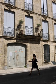 France, Hérault (34), Pézenas, vieille ville, rue Conti