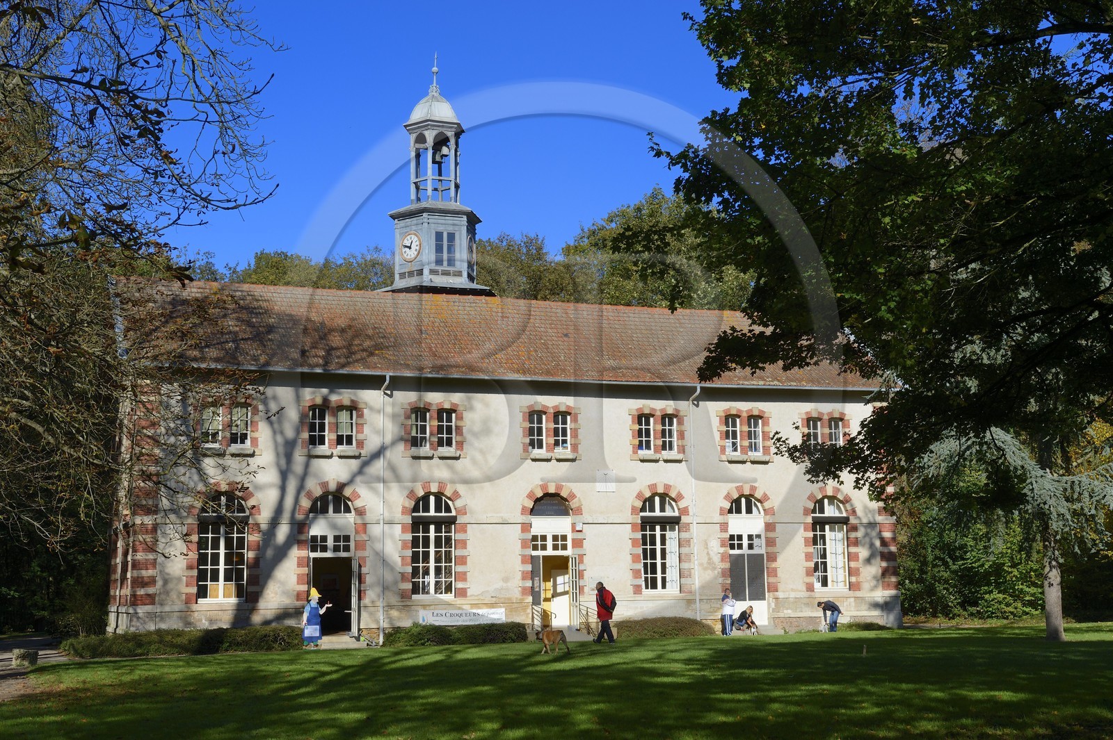 France, Seine-Saint-Denis (93), Sevran, parc national forestier de la Poudrerie, le pavillon Maurouard