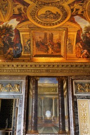 France, Yvelines (78), château de Versailles, classé Patrimoine Mondial de l'UNESCO, les Grands Appartements, salon de Venus