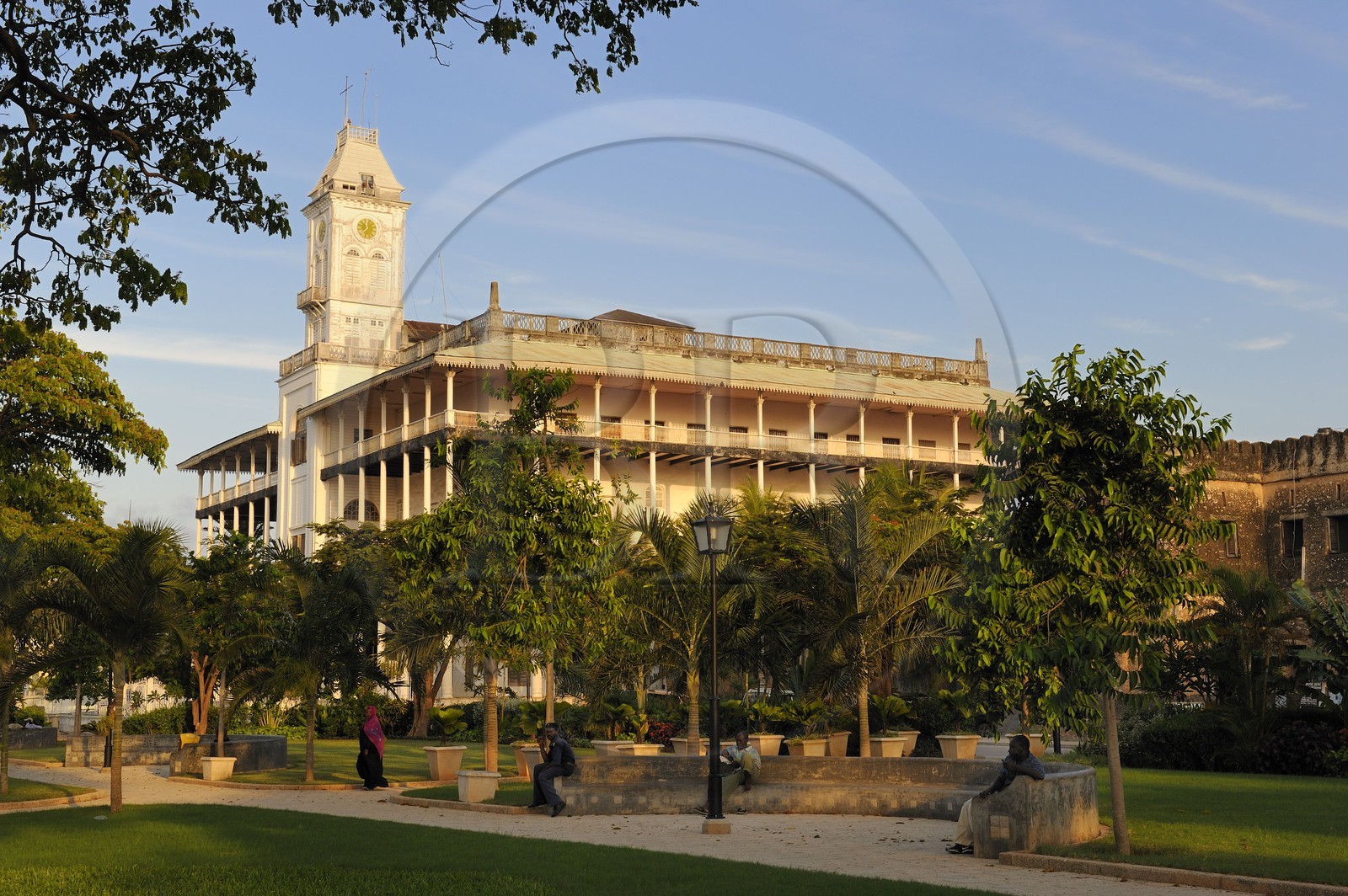 Tanzania, Zanzibar Archipelago, Unguja island (Zanzibar), Stone Town, listed as World Heritage by UNESCO, Beit El-Ajaib or House of Wonders is the site of the Zanzibar National Museum of History &Culture and the Forodhani gardens