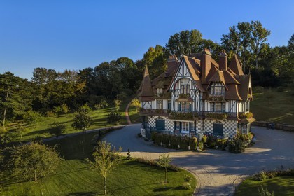 France, Calvados (14), Pays d'Auge, Deauville, la villa Strassburger