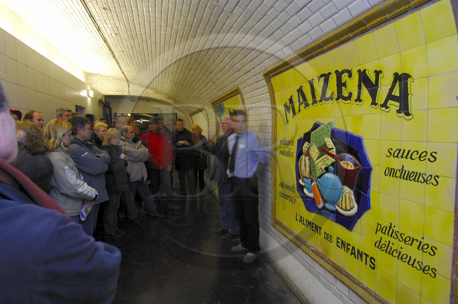 France, Paris  (75) le metro parisien, ancienne station désafectée