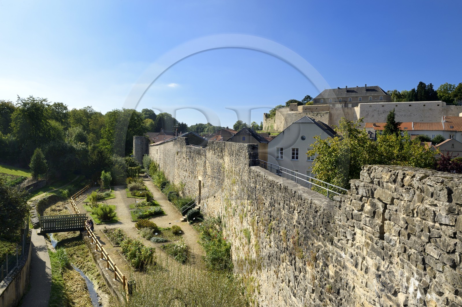 France, Moselle, Rodemack, labelled Les Plus Beaux Villages de France (The Most Beautiful Villages of France), the ramparts