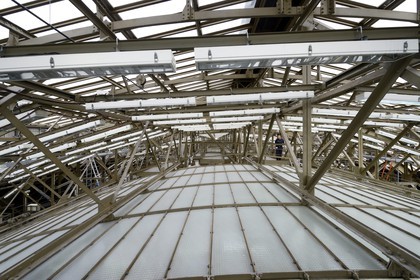 France, Paris (75), musée d'Orsay, les combles aussi appelées double peau au dessus de l'ancienne gare