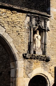 France, Saone et Loire, Laives village, door of the Antoins
