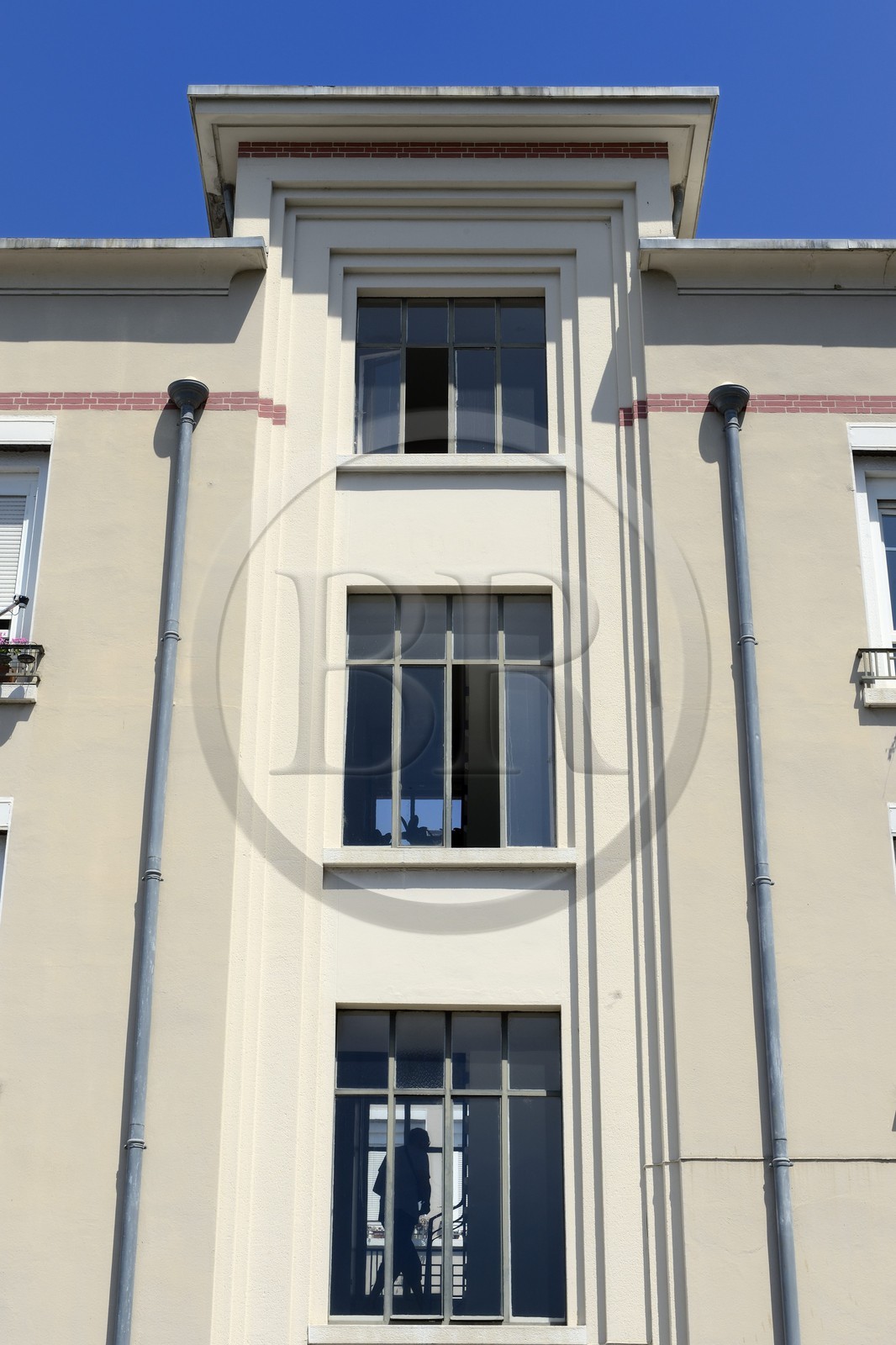 France, Rhone, Lyon, the Tony Garnier Urban Museum in the popular neighborhood of the Etats-Unis (United States), first building created by Tony Garnier