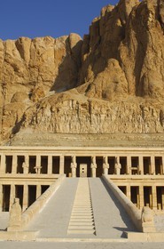 Egypt, Upper Egypt, Nile Valley, surroundings of Luxor, West bank, Thebes Necropolis listed as World Heritage by UNESCO, Temple of Hatchepsut, Deir el Bahari