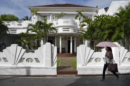 Sri Lanka, Province du Sud, Fort de Galle, classé Patrimoine Mondial de l'UNESCO, Deco Hotel dans lighthouse street