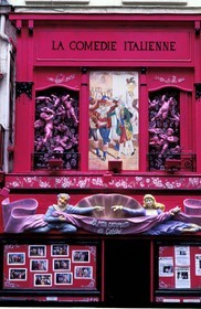 France, Paris (75), la Comédie italienne rue de la Gaité