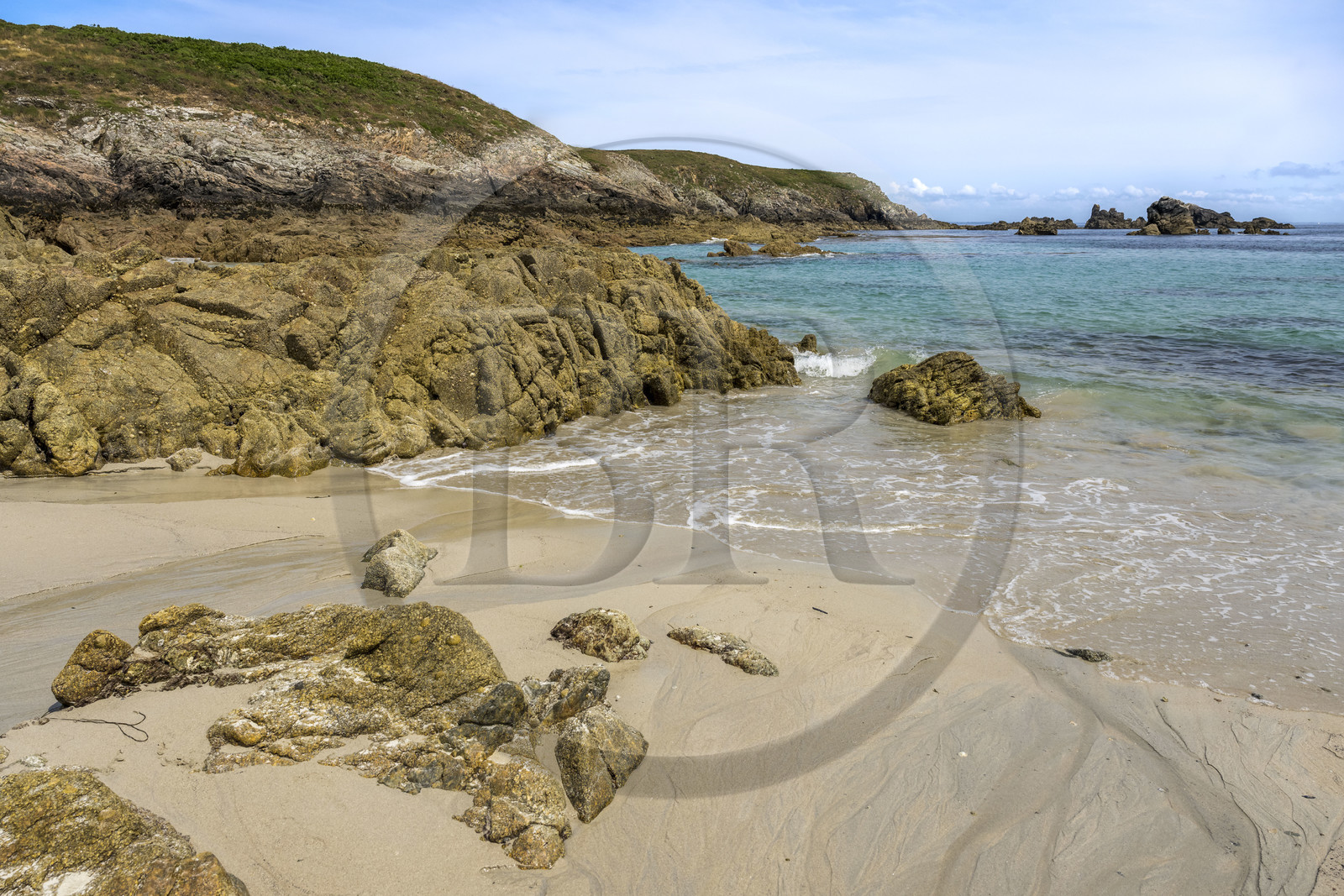 France, Finistère (29), Mer d'Iroise, Ile d'Ouessant, Port d'Arlan