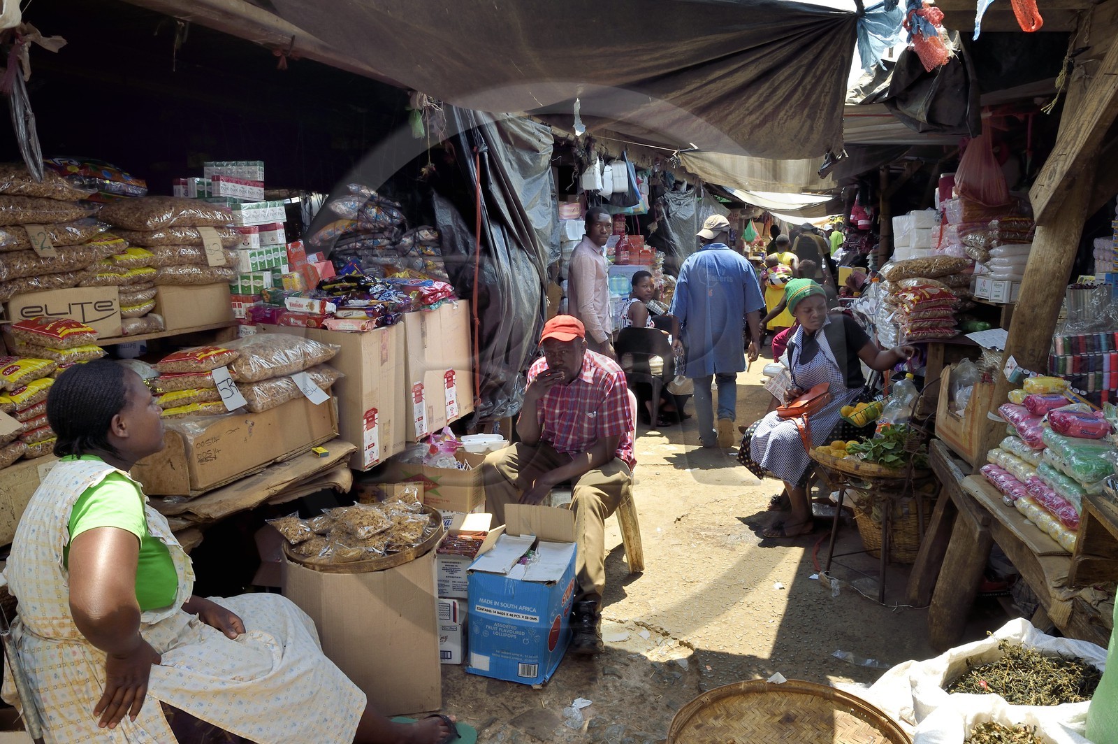 Zimbabwe, Harare, marché de Mbare