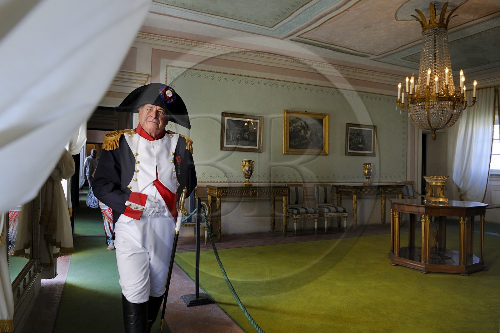 Italy, Tuscany, Elba Island, Portoferraio, Napoleon 1st in his home the Palazzina dei Mulini