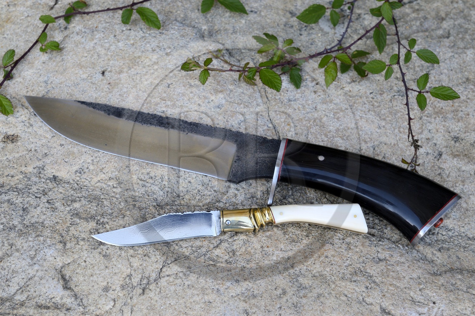 France, Corse du Sud, Alta Rocca, village of Levie, Lotus workshop where traditional knives are still hand-forged