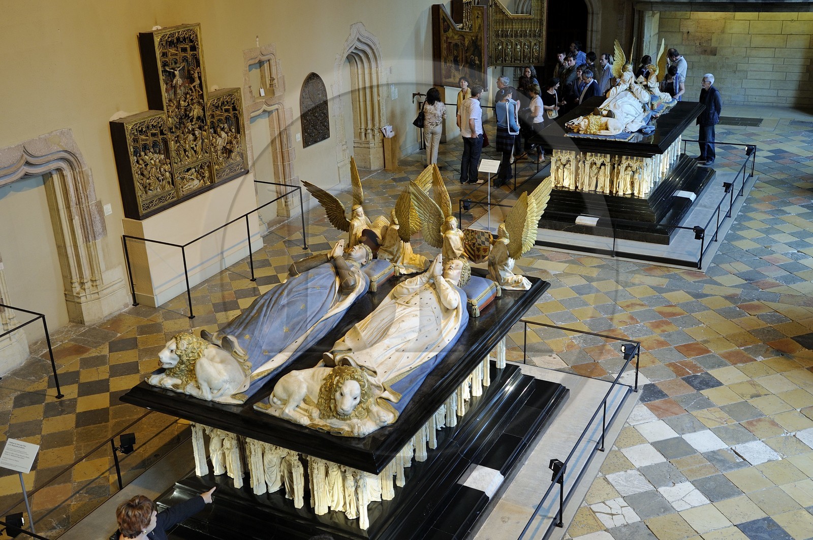 France, Côte d'Or (21), Dijon, Palais des Ducs, tombeau de Jean sans Peur et de Marguerite de Bavière