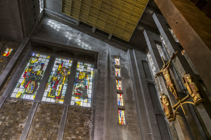France, Finistère (29), Brest, l'église Saint-Louis de Brest construite entre 1953 et 1958