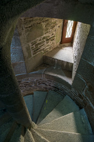 France, Ille-et-Vilaine, Fougeres, the 12th century fortified castle, Melusine Tower