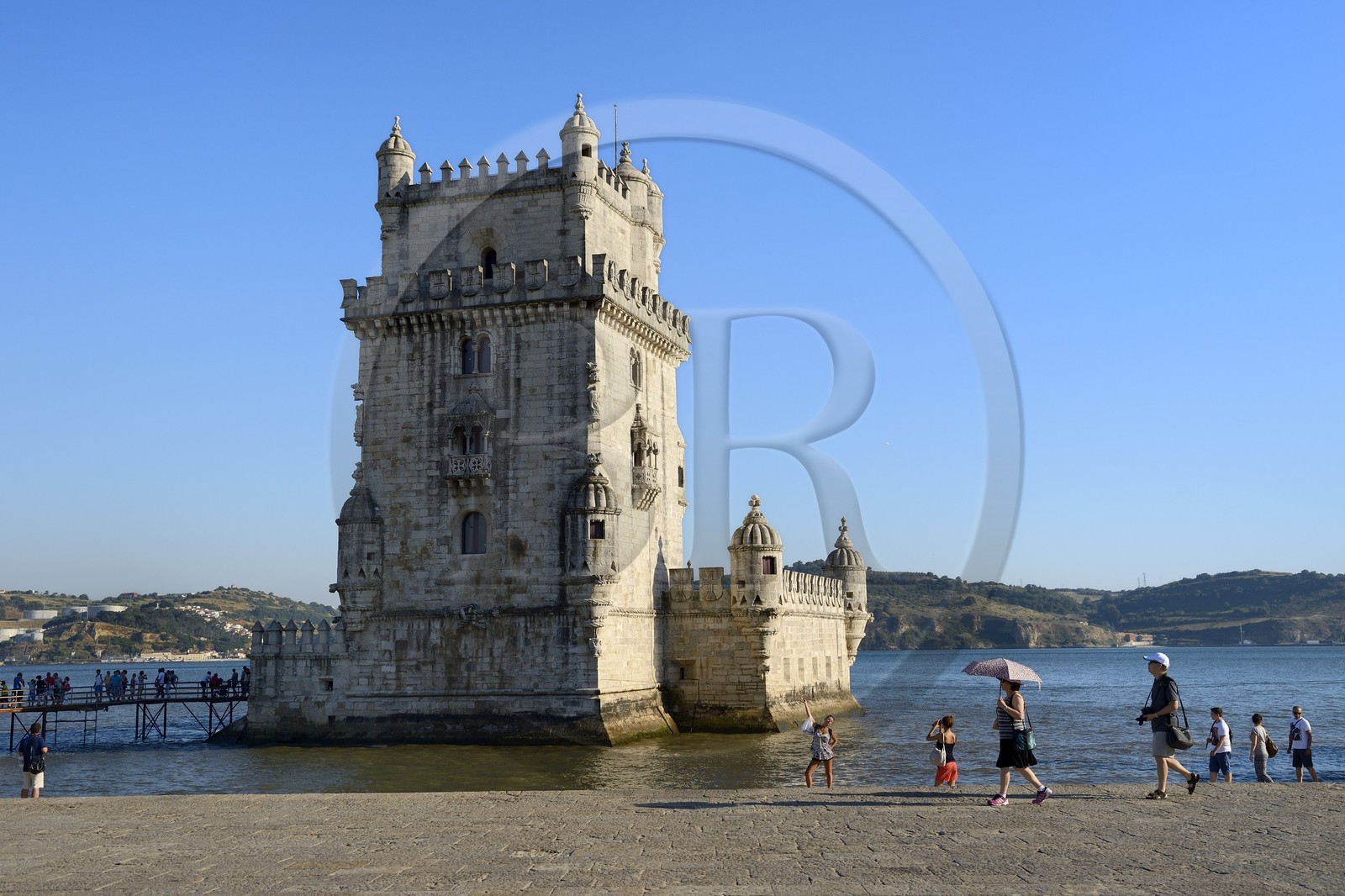 Portugal, Lisbon, Belem, Belem Tower (Torre de Belem), listed as World Heritage by UNESCO