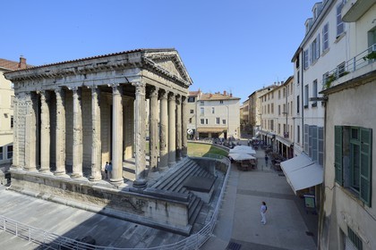 France, Isere, Vienne, Auguste and Livie roman Temple built in the years 25-27 BCE