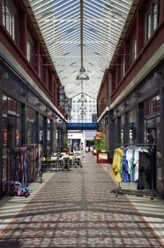 France, Meurthe et Moselle (54), Nancy, le Passage Bleu construit en 1932 sur les plans de l'architecte Émile André par ses fils Jacques et Michel