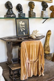 France, Alpes-Maritimes, Mandelieu La Napoule, castle of La Napoule (12th-19th century), former sculpture studio of Henry Clews