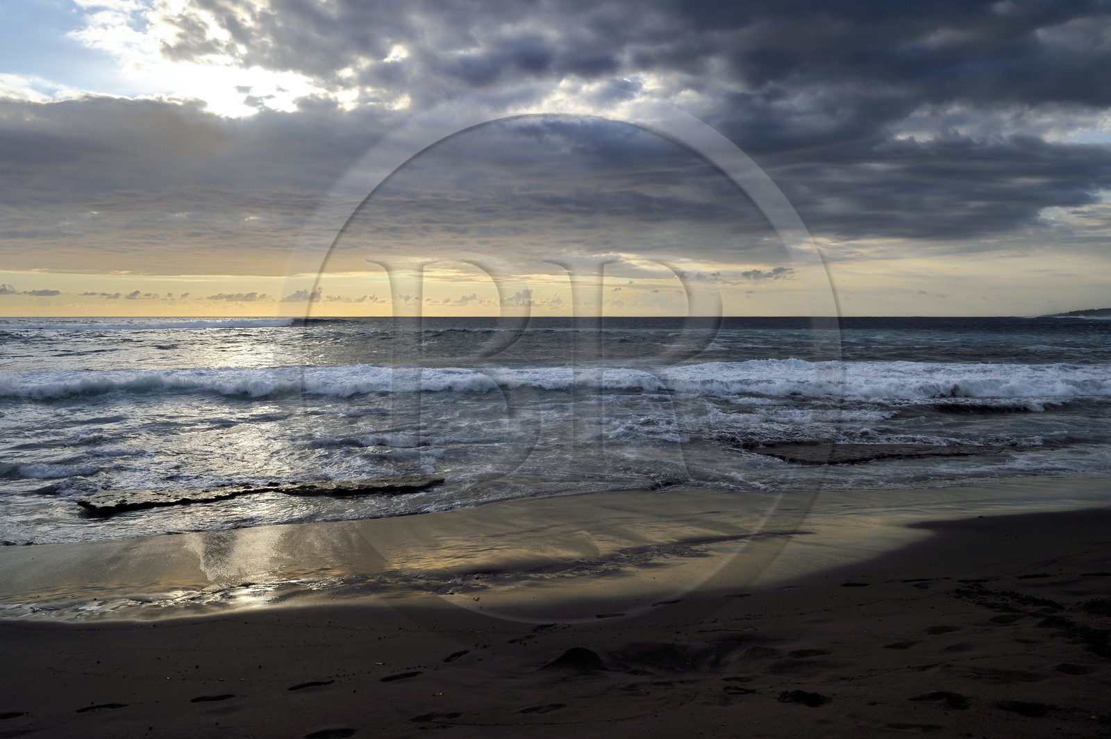 France, Ile de la Reunion, L'Etang Salé les Bains, la plage