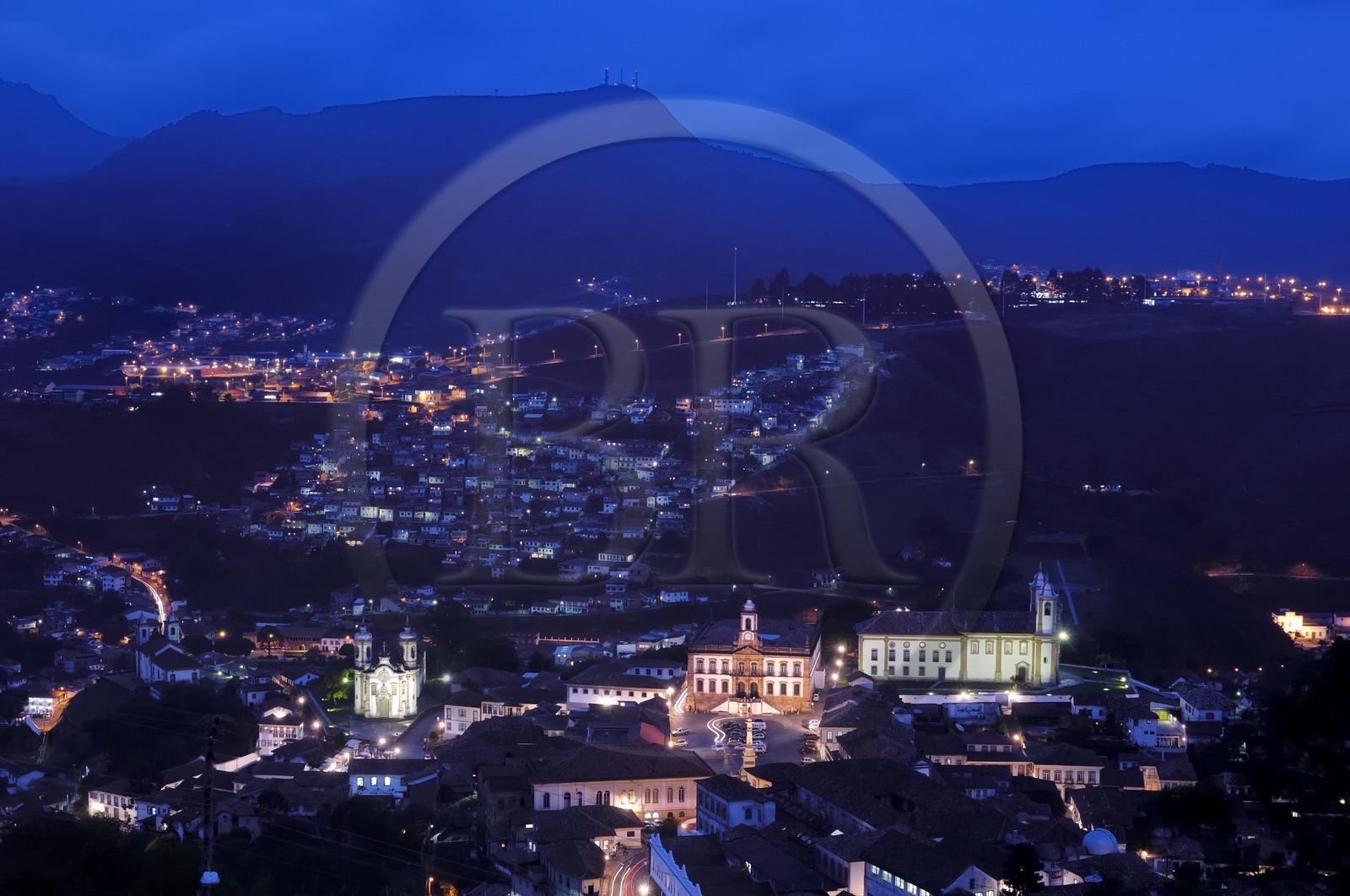 Brazil, Minas Gerais state, Ouro Preto, historical center listed as World Heritage by UNESCO, general view (Gold Route, Estrada Real)