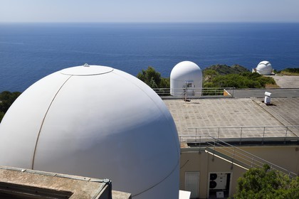 France, Var (83), Iles d'Hyères, Parc national de Port Cros, Ile du Levant, zone militaire, centre de télémesures Maupertuis