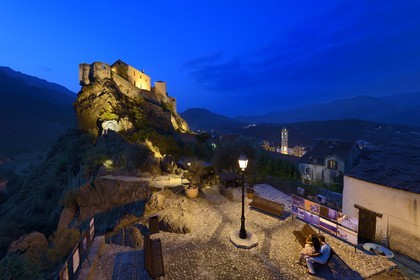 France, Haute Corse, Corte, the 15th century citadel overlooks the town