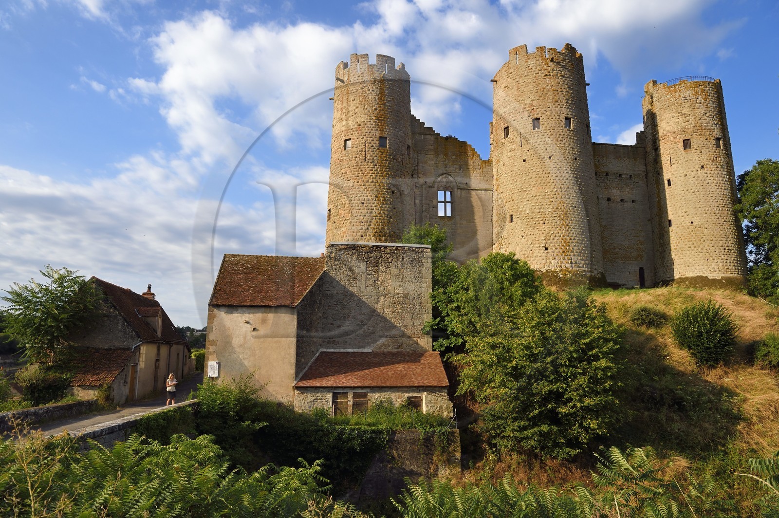France, Allier (03), former province of Bourbonnais, the 13th century Bourbon l'Archambault castle